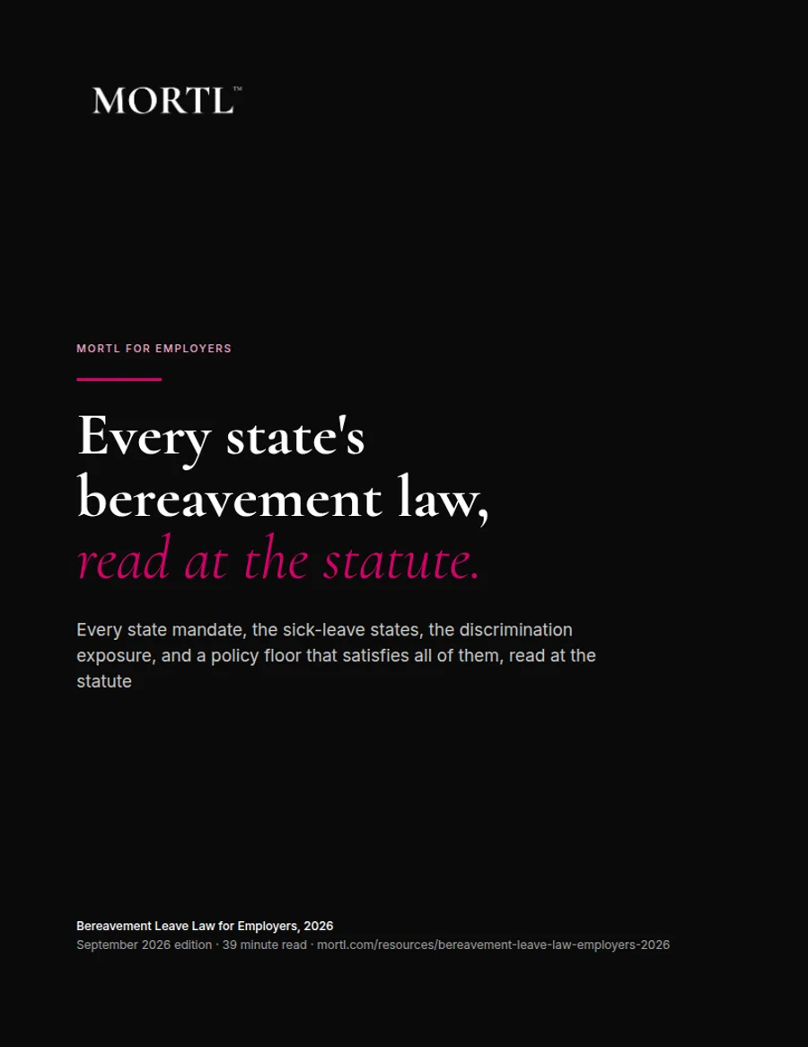Cover of Bereavement Leave Law for Employers, 2026