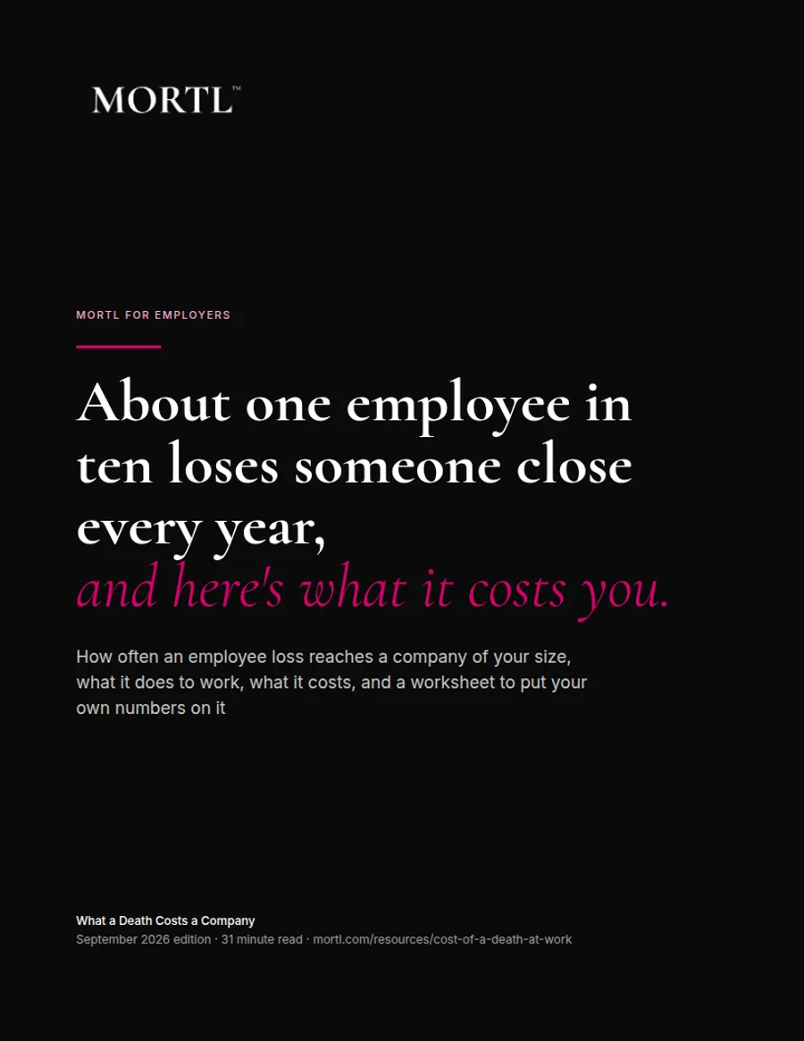 Cover of What a Death Costs a Company